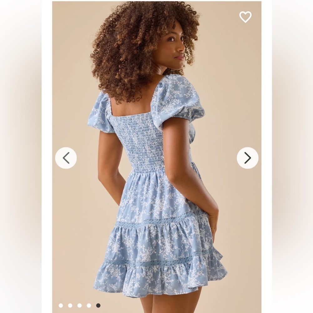 New with tags Altar’d State Liddy Floral Mini Dress - Picture 5 of 5